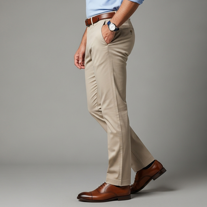 SLIM CHINO TROUSERS